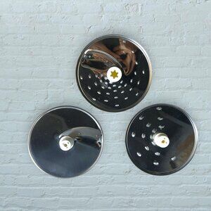KitchenAid 11-Cup Food Processor KFP600 Replacement Lot of 3 Slice Shred Discs